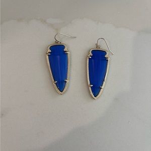 Elegant Blue Drop Earrings